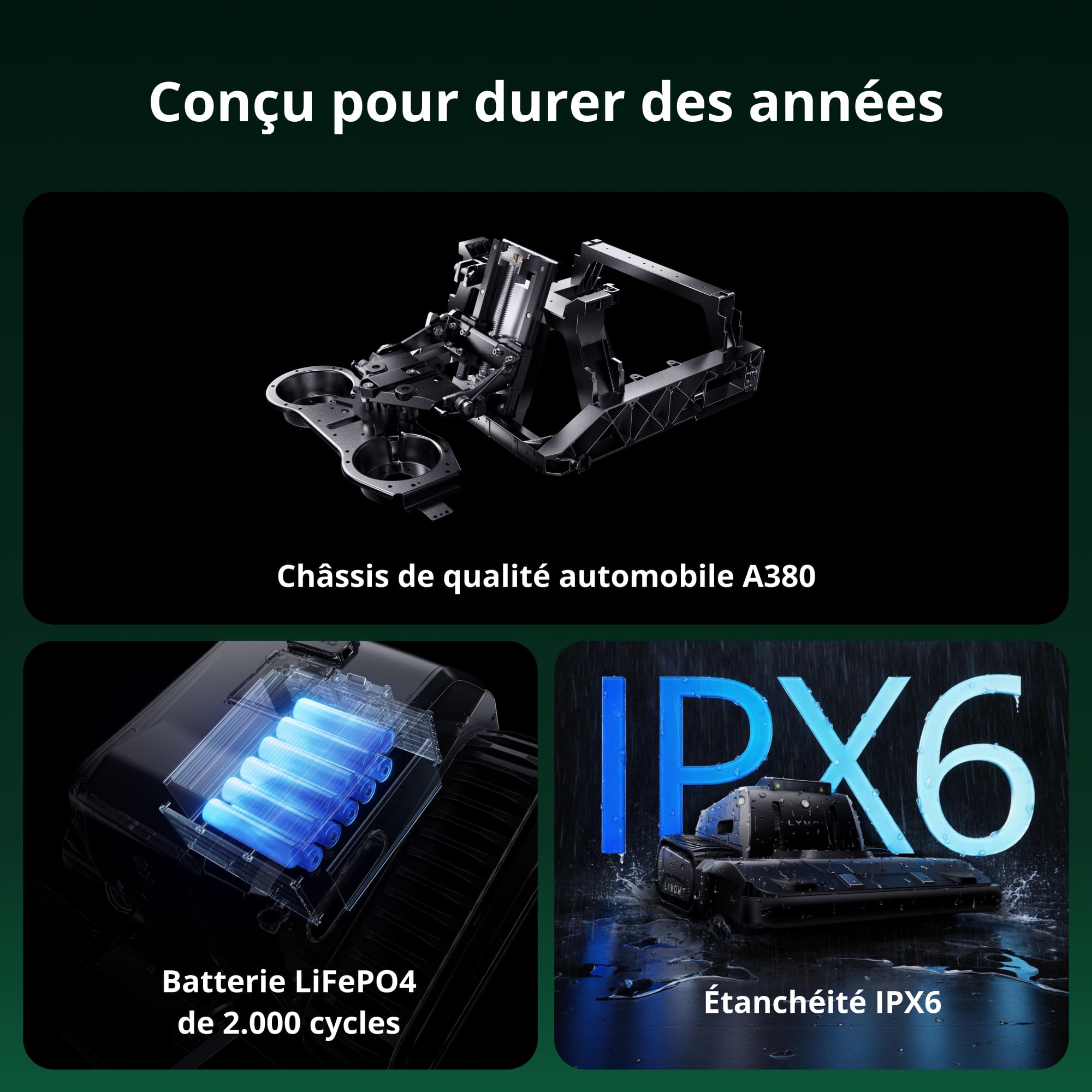 Tondeuse à gazon robotisée Lymow One Plus
