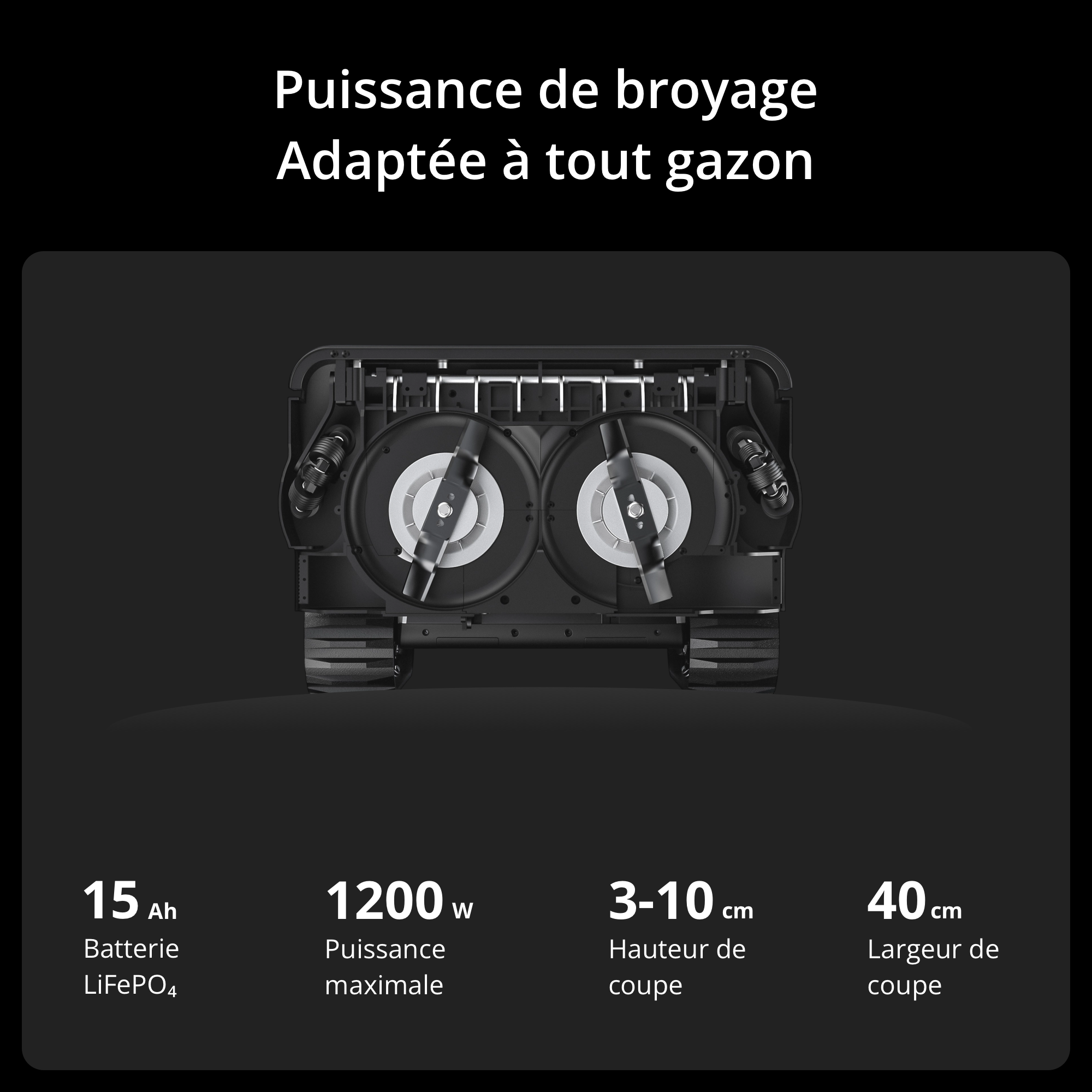 Tondeuse à gazon robotisée Lymow One