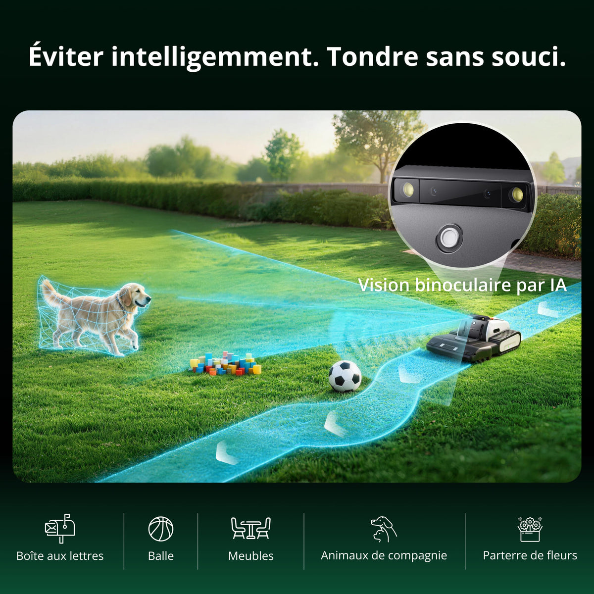 Tondeuse à gazon robotisée Lymow One Plus